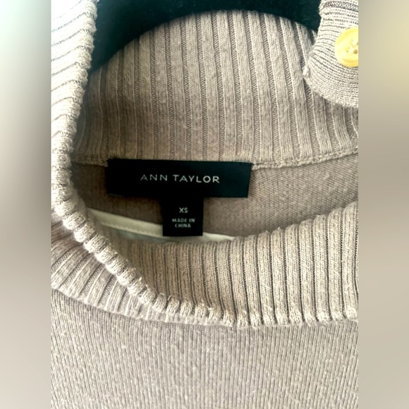 Ann Taylor Layered mock neck sweater - Picture 2 of 3
